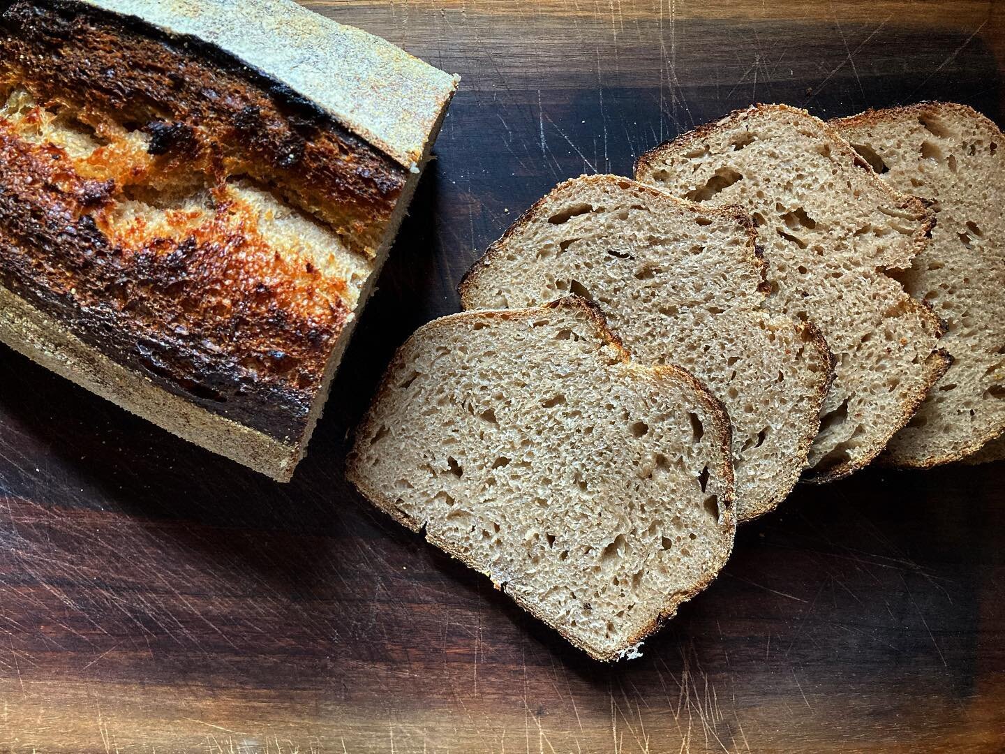 Good Bread for All sells fresh, vegan and gluten-free, small-batch sourdough for people to purchase, share, and/or claim.