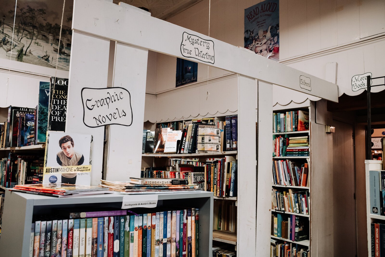 Books for sale at Reading Room Books at 264 S. Wabash St. in Wabash.