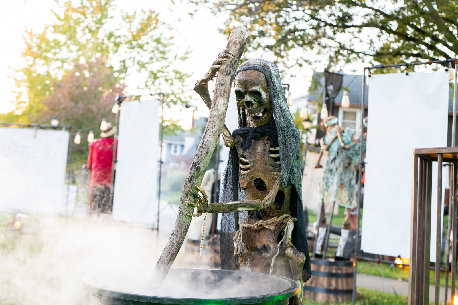 Halloween decor at 4429 Indiana Ave. in Fort Wayne.