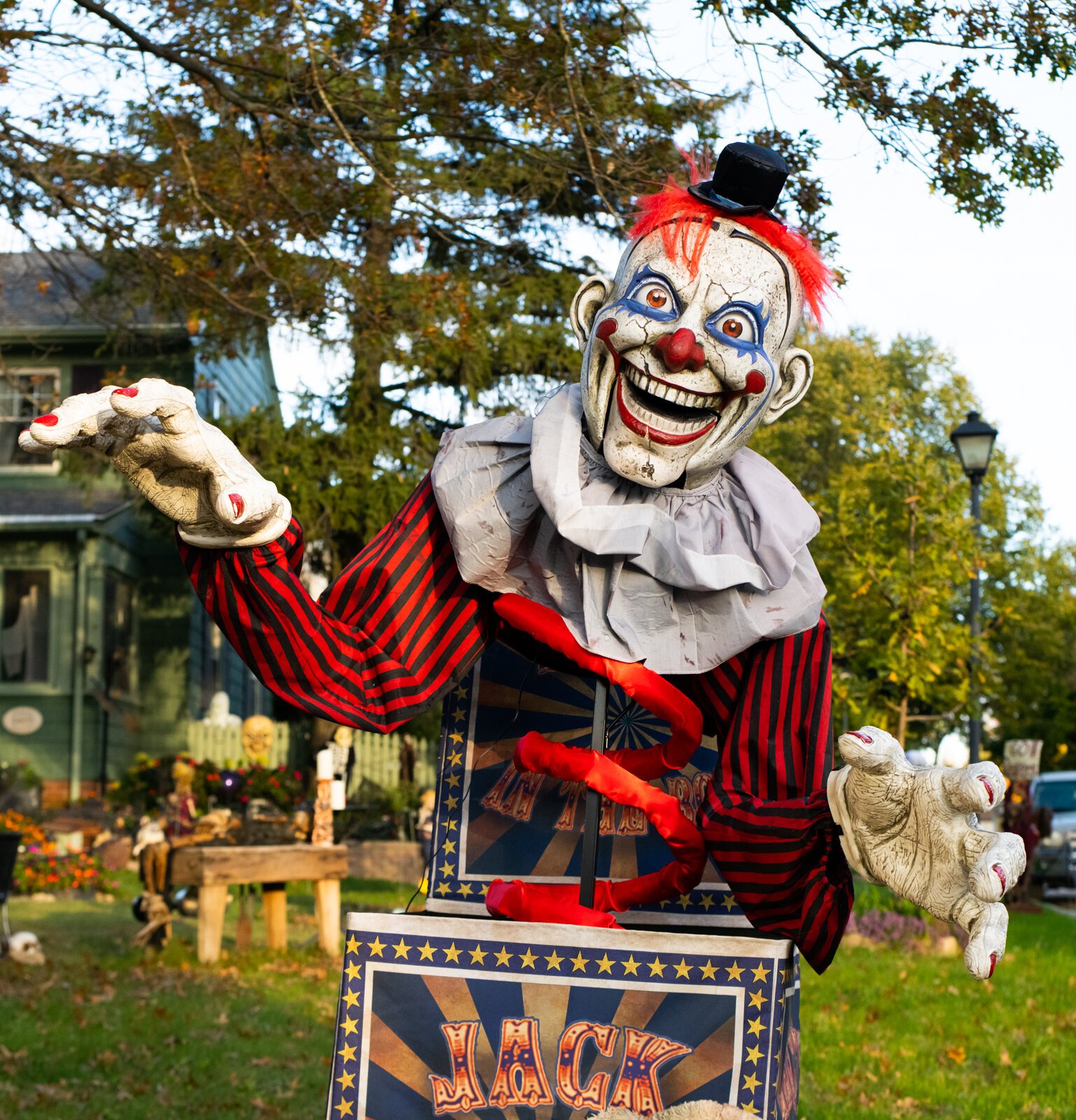 Halloween decor at 4429 Indiana Ave. in Fort Wayne.