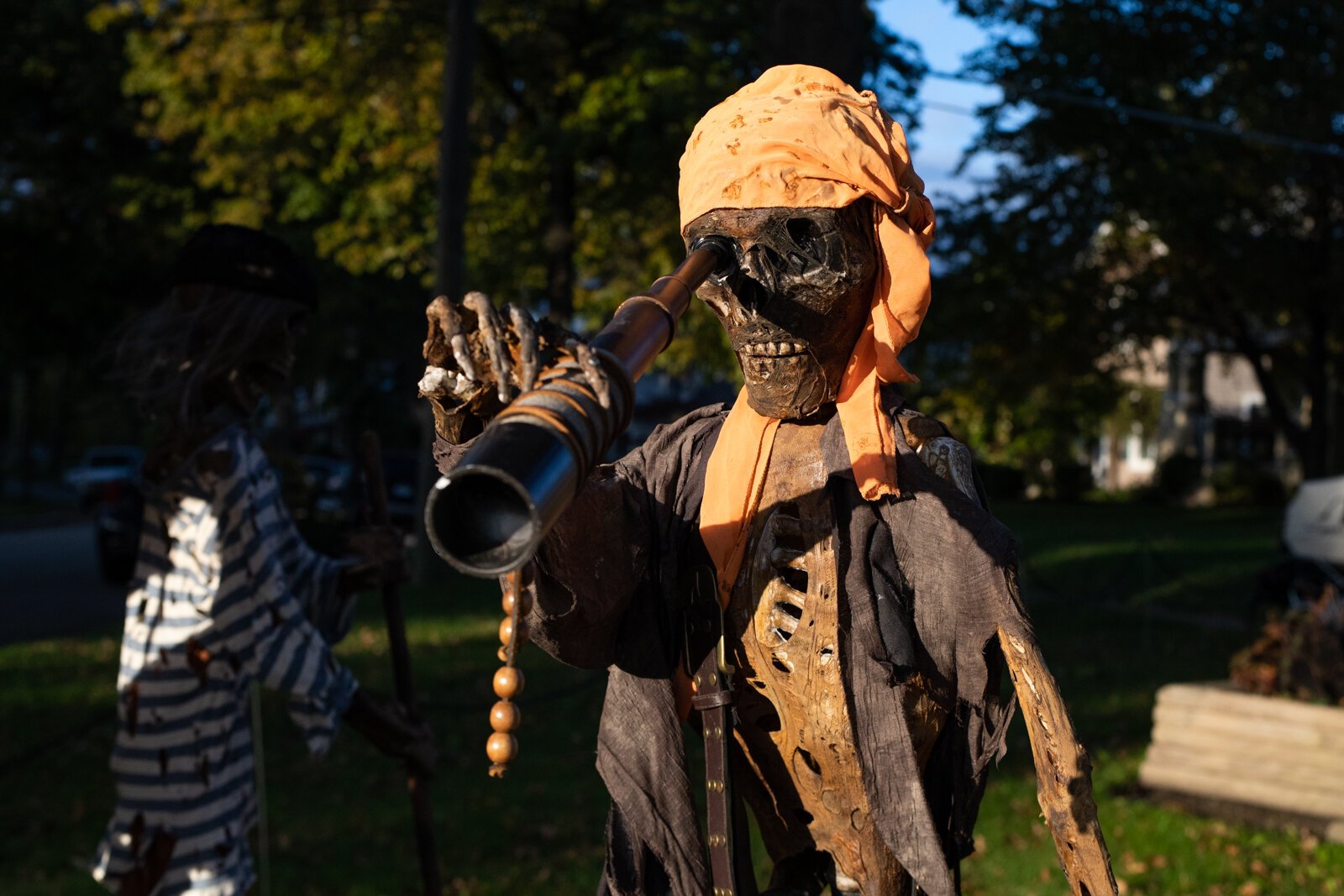 Halloween decor at 4429 Indiana Ave. in Fort Wayne.