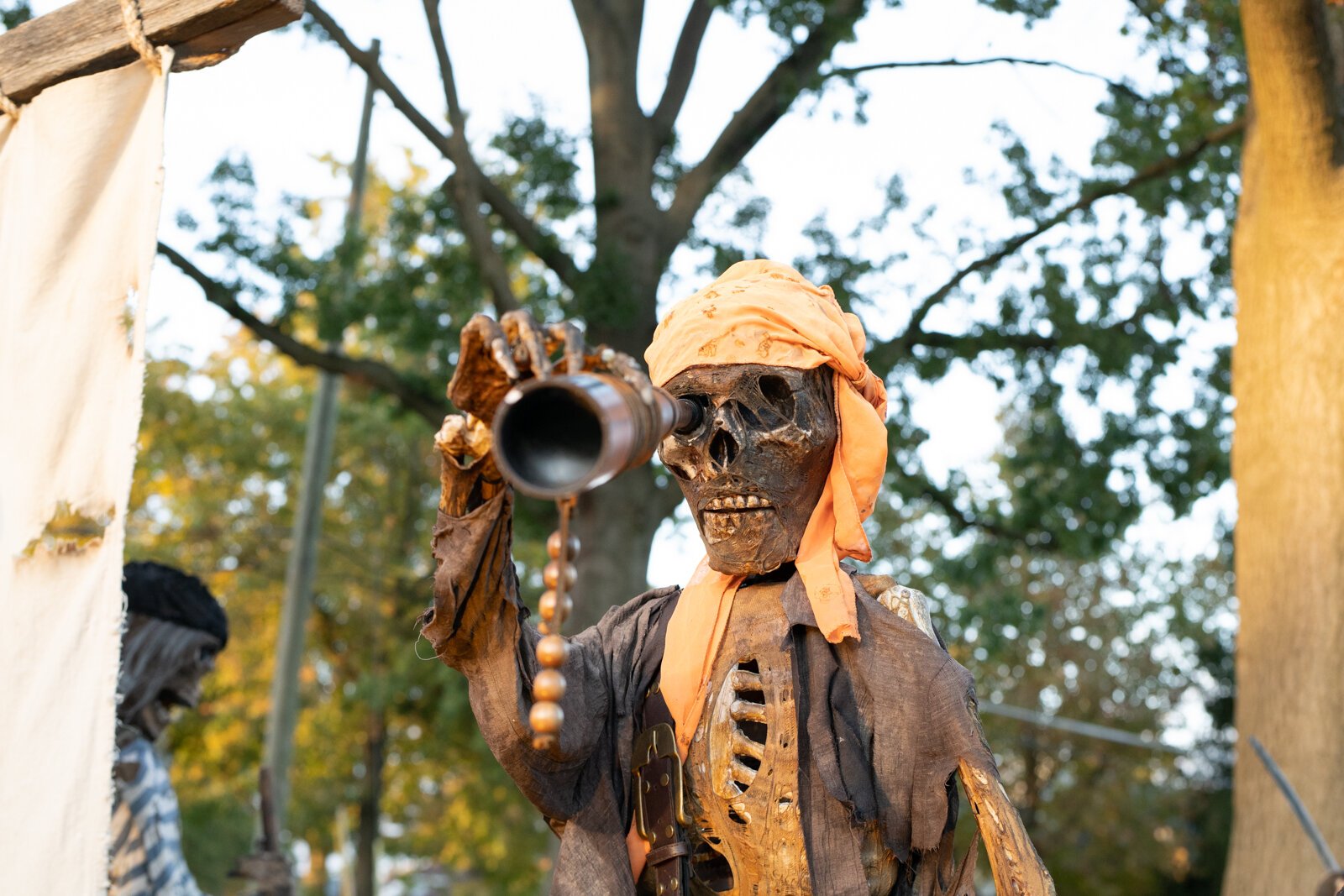 Halloween decor at 4429 Indiana Ave. in Fort Wayne.