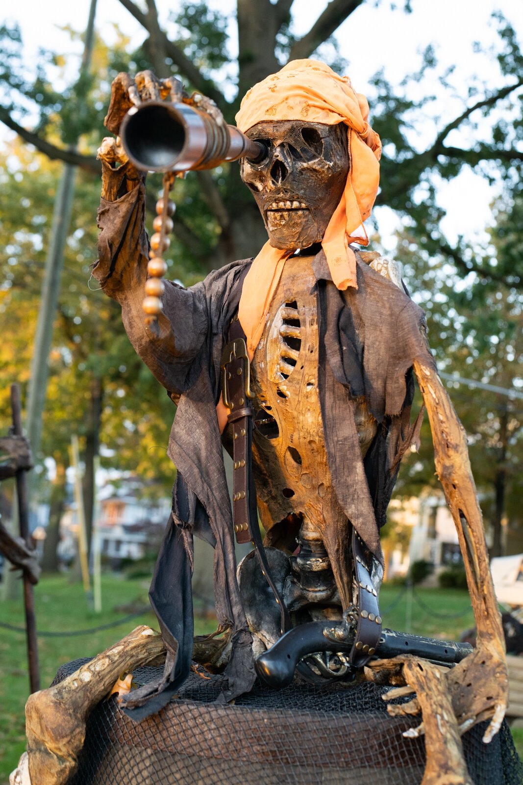 Halloween decor at 4429 Indiana Ave. in Fort Wayne.