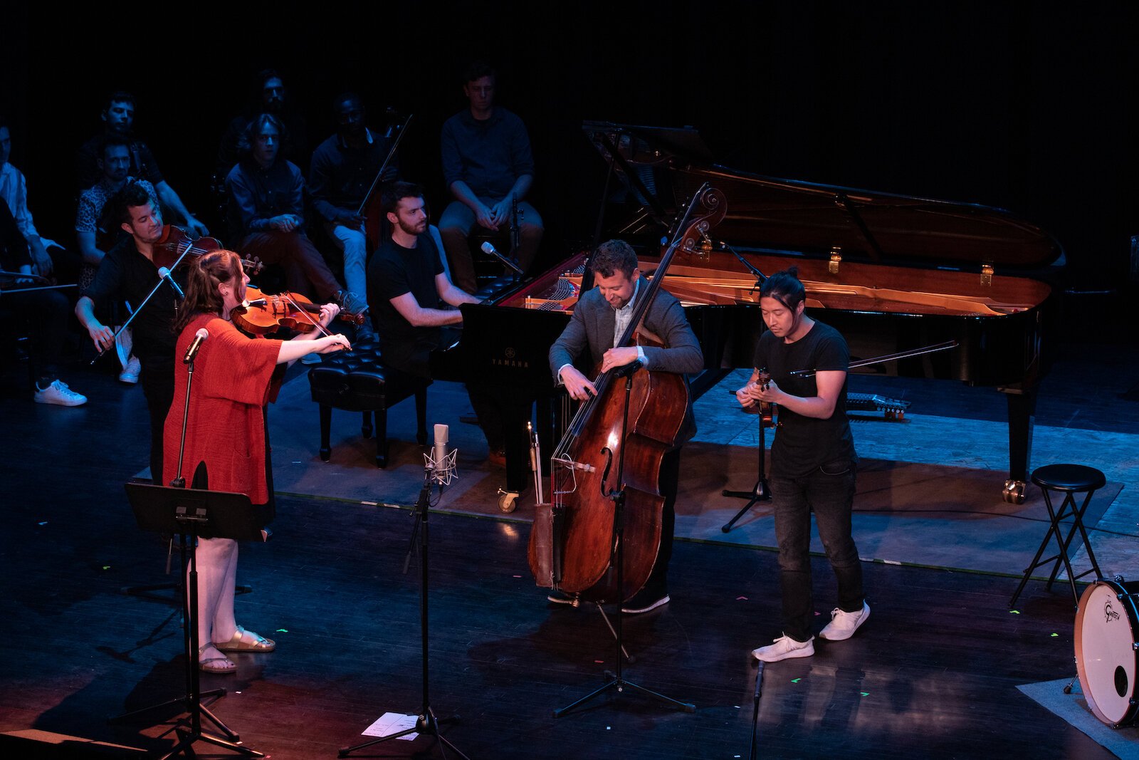 Members of the 2021 Resonance program of the Honeywell Arts Academy perform at the Eagles Theatre in Wabash.