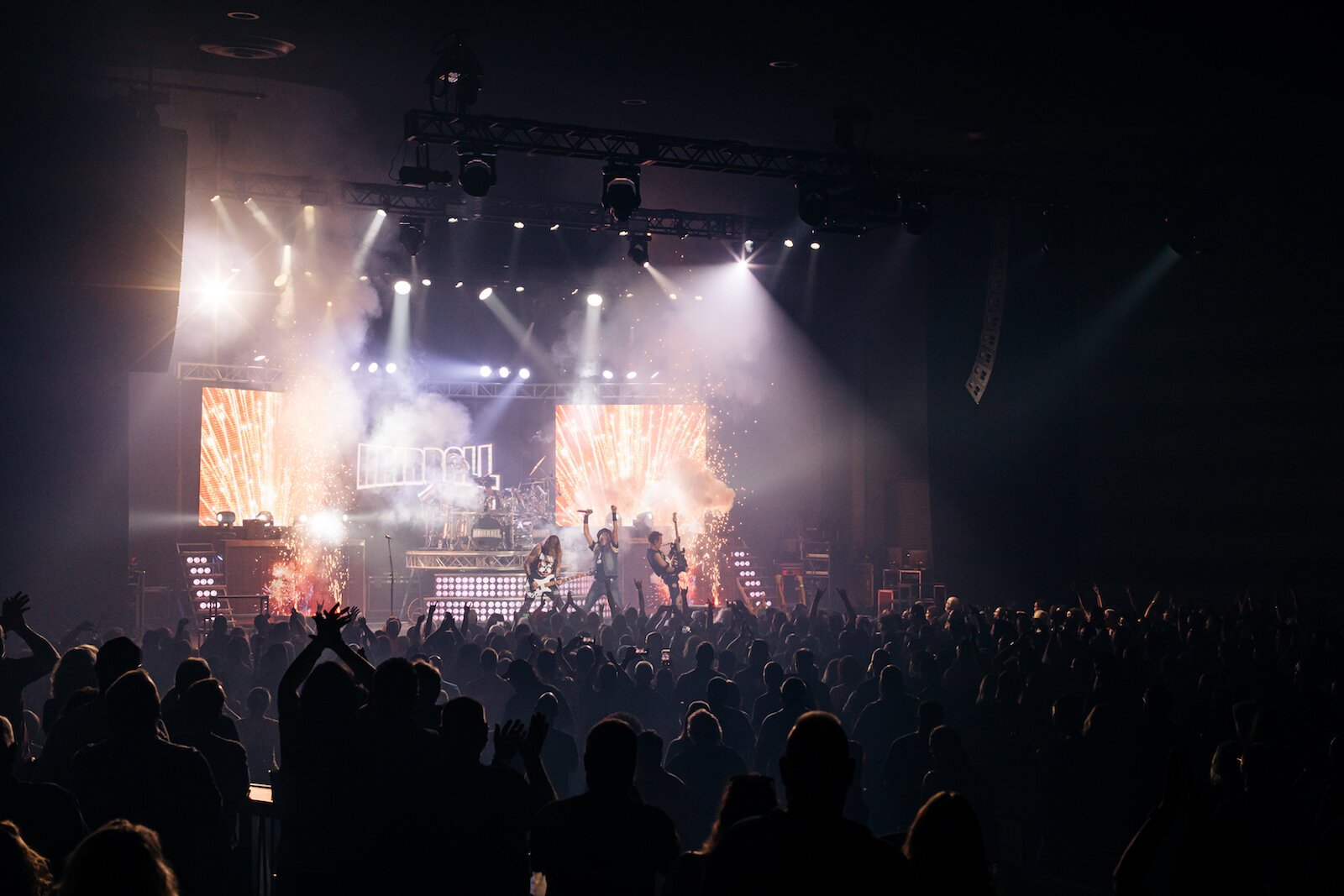 A Hairball show at the Clyde Theatre.