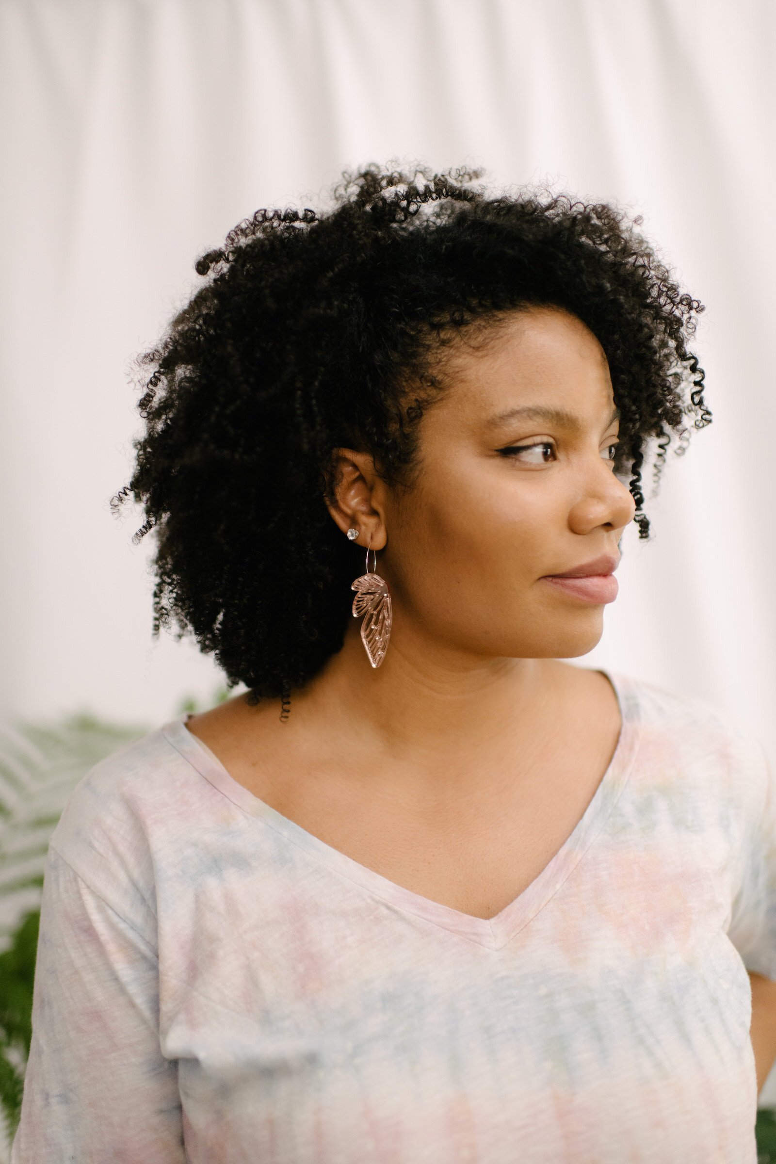 The HEDGE earrings are made in Fort Wayne by Julie Wall.