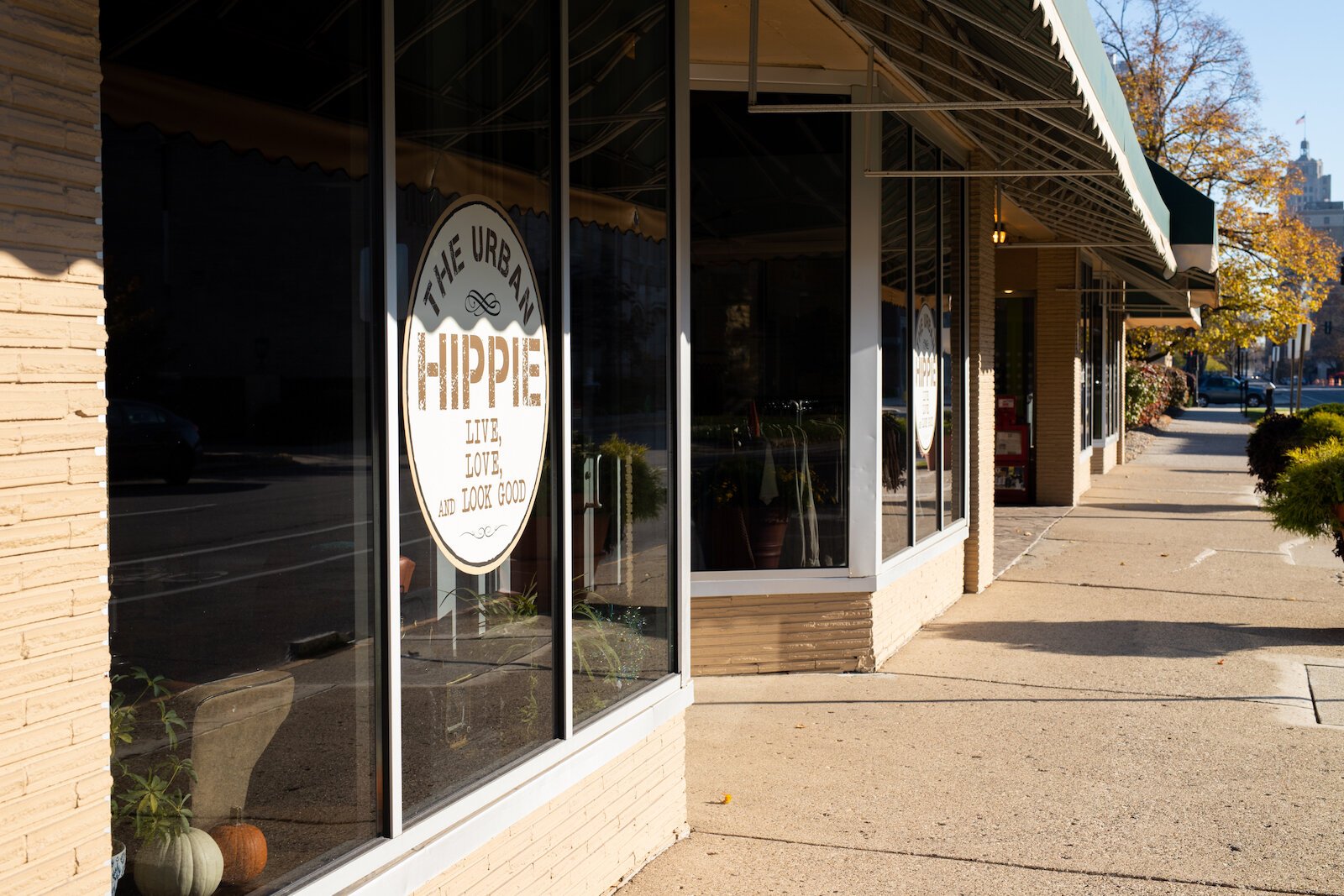 The Urban Hippie and David Talbott Collection are located next door to each other on Berry Street.