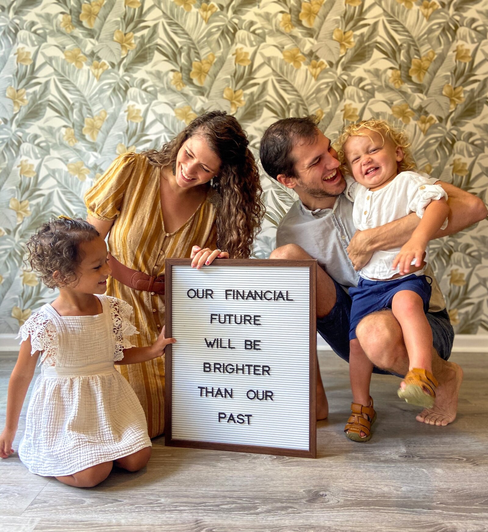 Alysha and Nate Jackson with their two children.