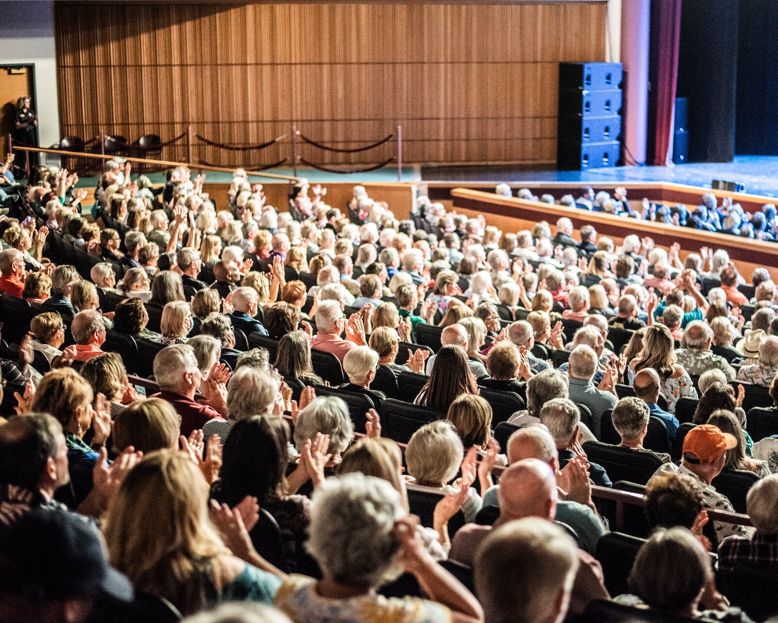 An audience at the Honeywell Center.