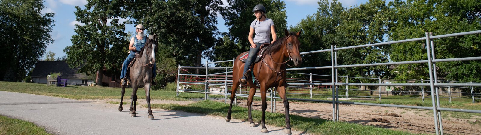 The Summit Equestrian Center at 10808 La Cabreah Ln. hosts equine therapy programs.