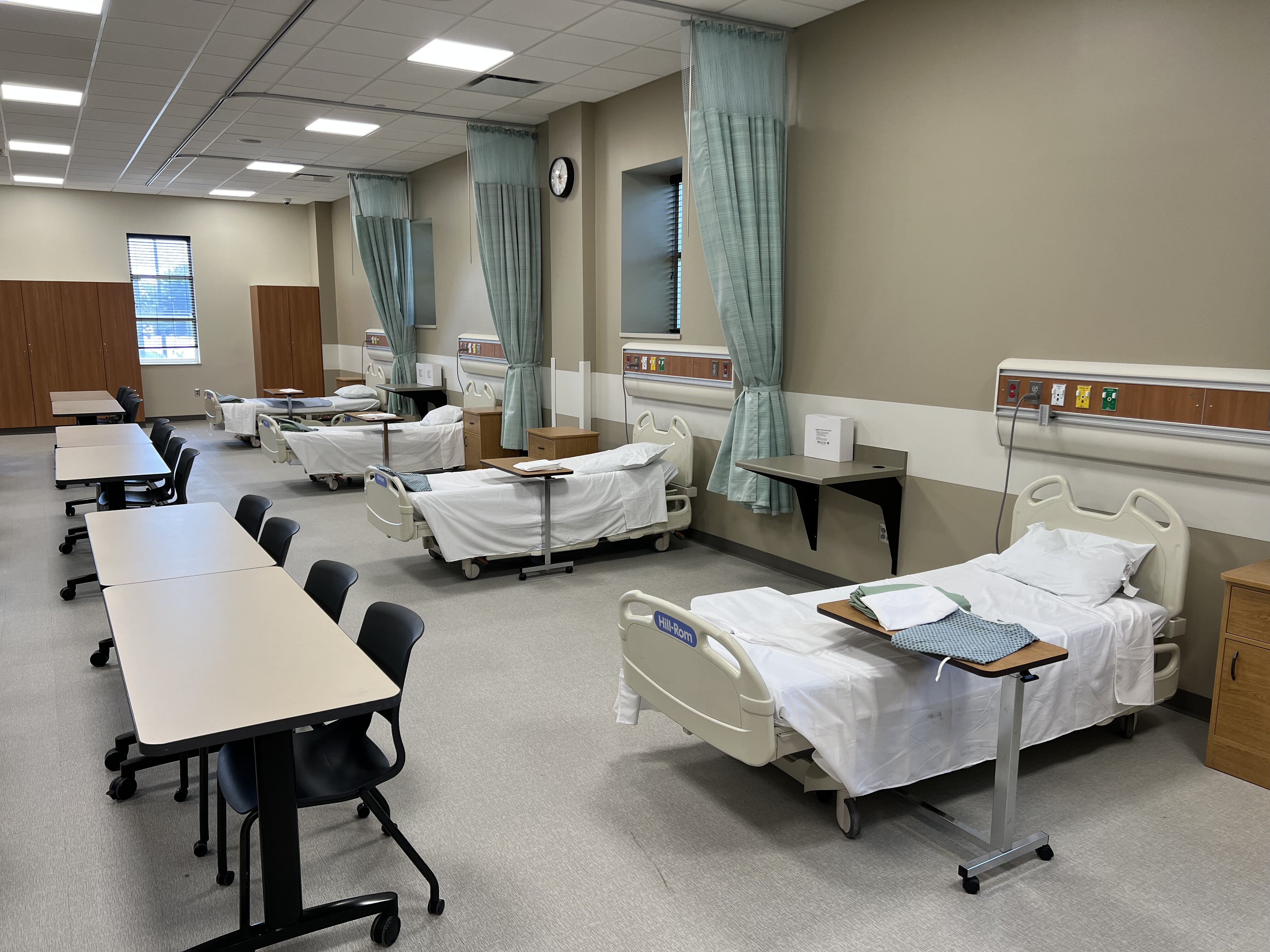 Indiana Tech's new, state-of-the-art nursing lab in Keene Building.