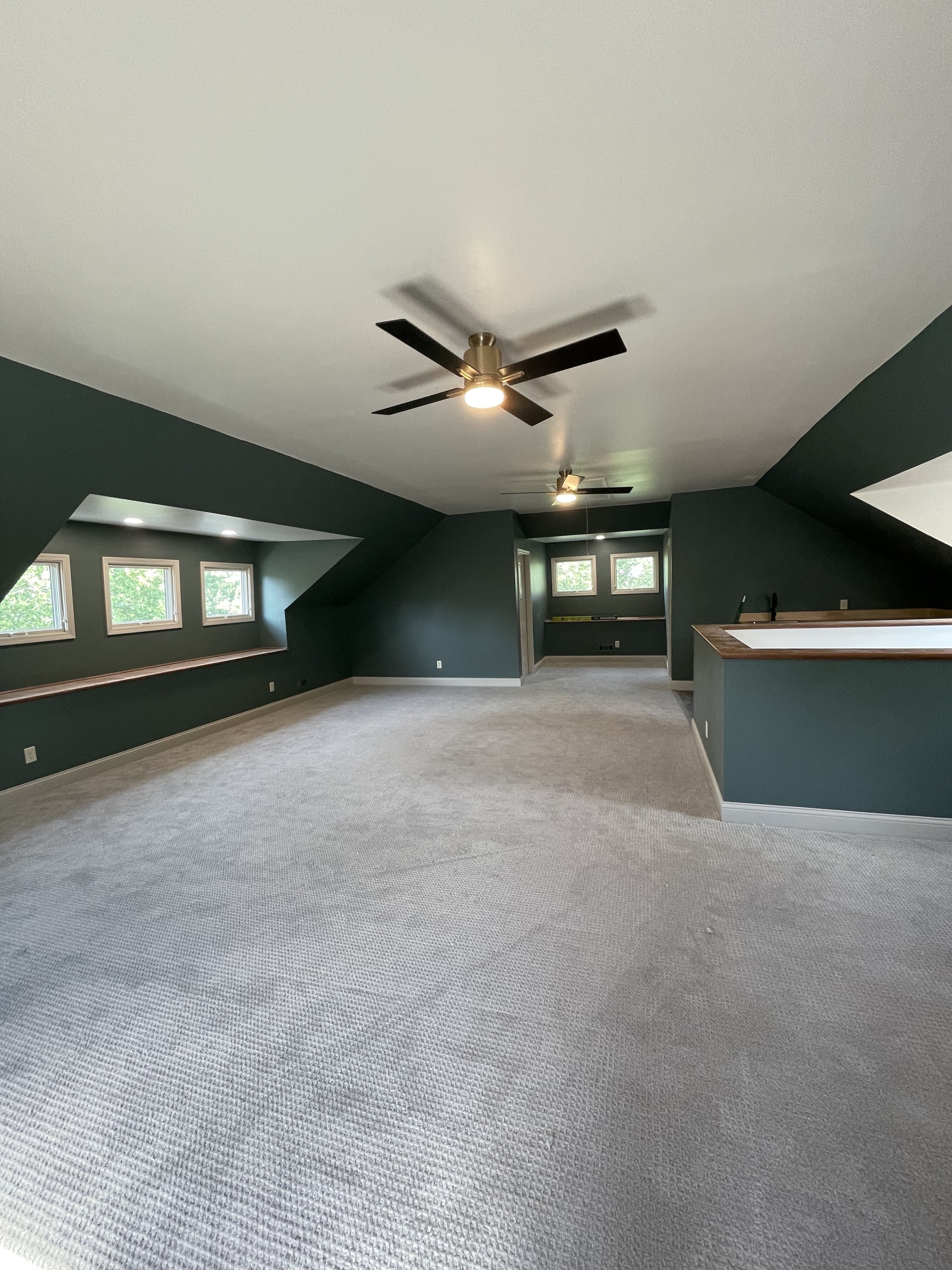 A room on the third floor of the Bain's home.