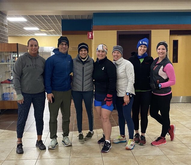 Members of the Wabash River Run Club.