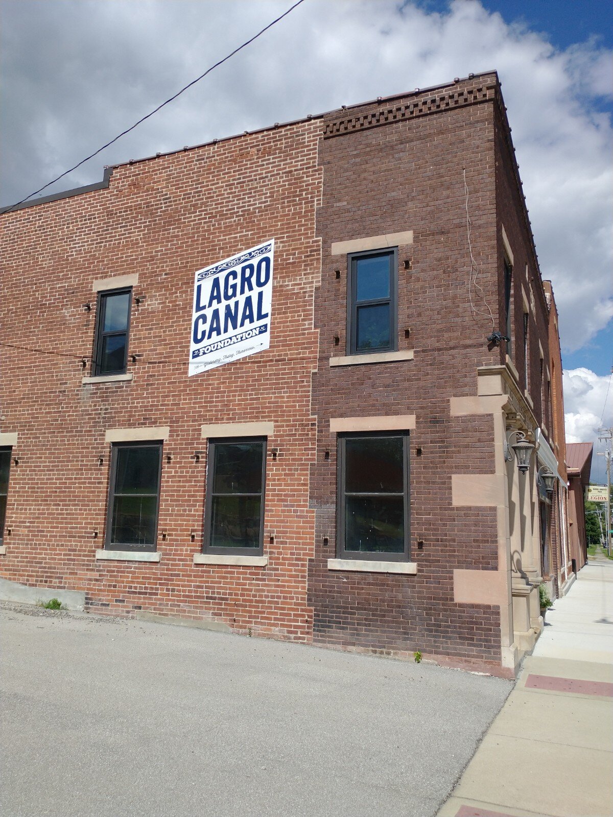 The Lagro Canal Foundation has been working to restore old buildings in town for the benefit of the community and the preservation of history.