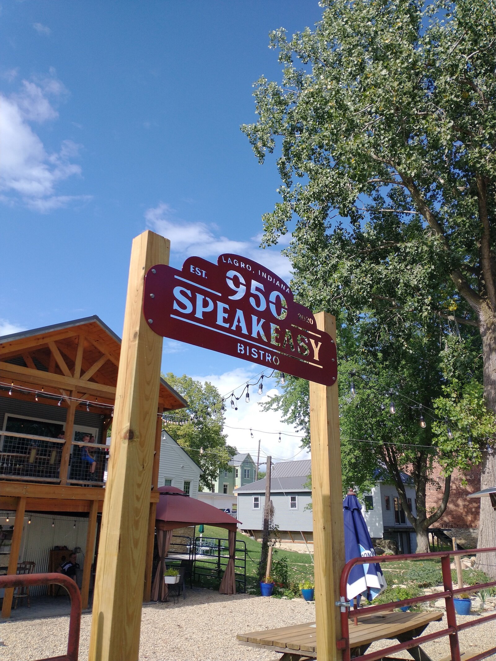 The 950 Speakeasy Bistro, a family-friendly eatery along the trail in Wabash County.