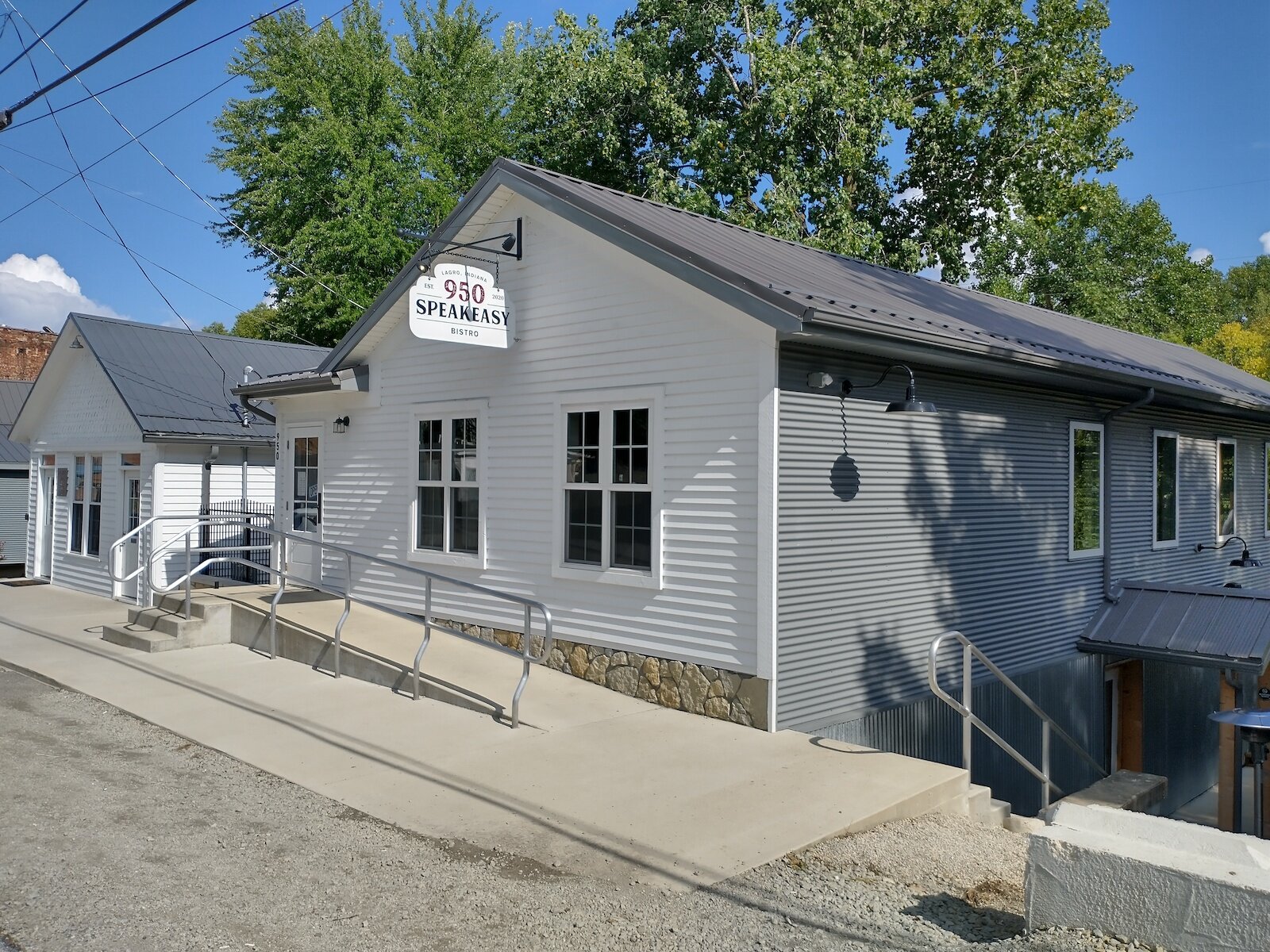 The 950 Speakeasy Bistro, a family-friendly eatery along the trail in Wabash County.