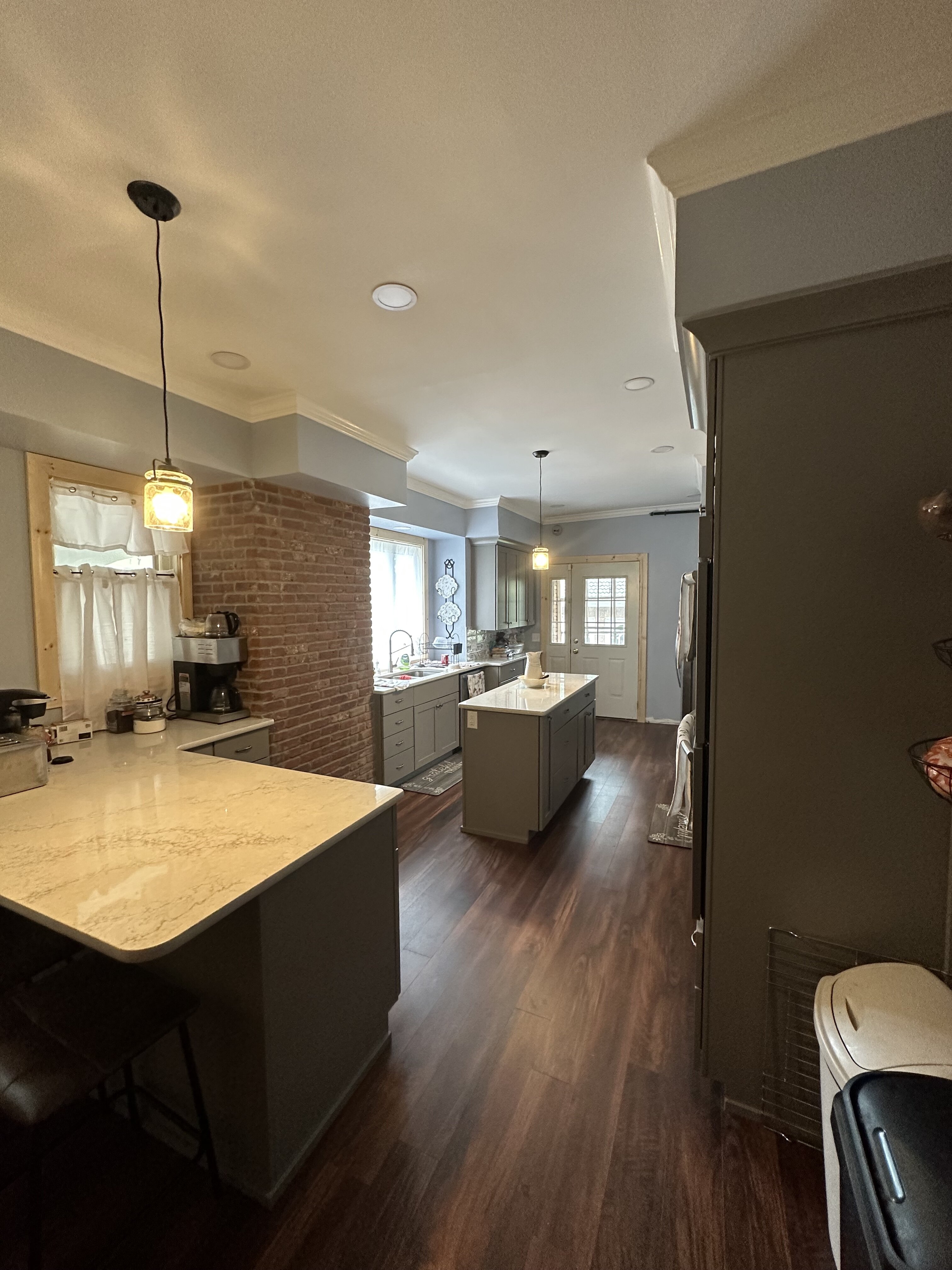 The newly renovated kitchen at the Fairfield Avenue Redemption House.