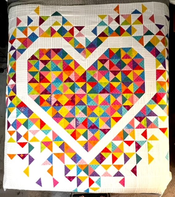 A quilt made by Diane Morris.