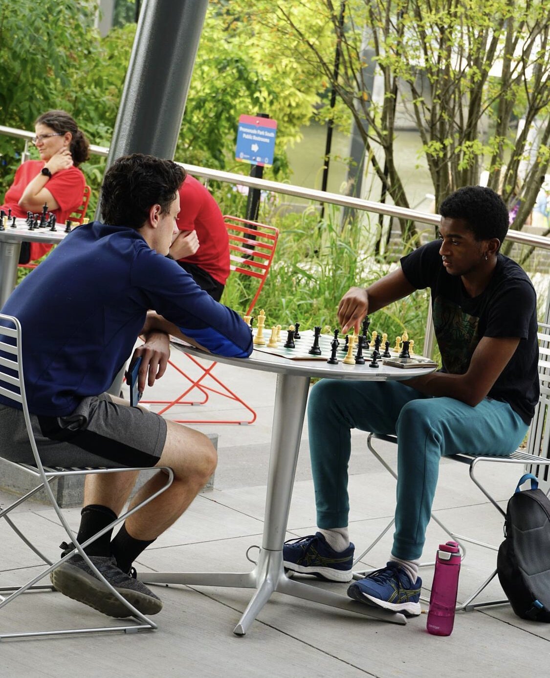 Community Chess at Promenade Park has become a popular, free event for locals.
