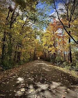 The Pufferbelly Trail is a segment of the pathway that will eventually go from Pokagon State Park in Angola to Ouabache State Park in Bluffton.