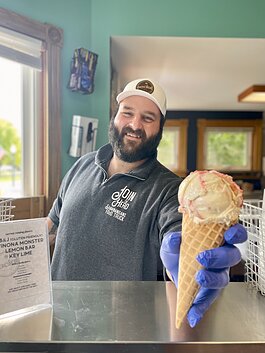 Social Ice Cream & Sandwich Shop co-owner Shawn Bianchini, who also launched Shawnanigans, a catering company, in 2018.