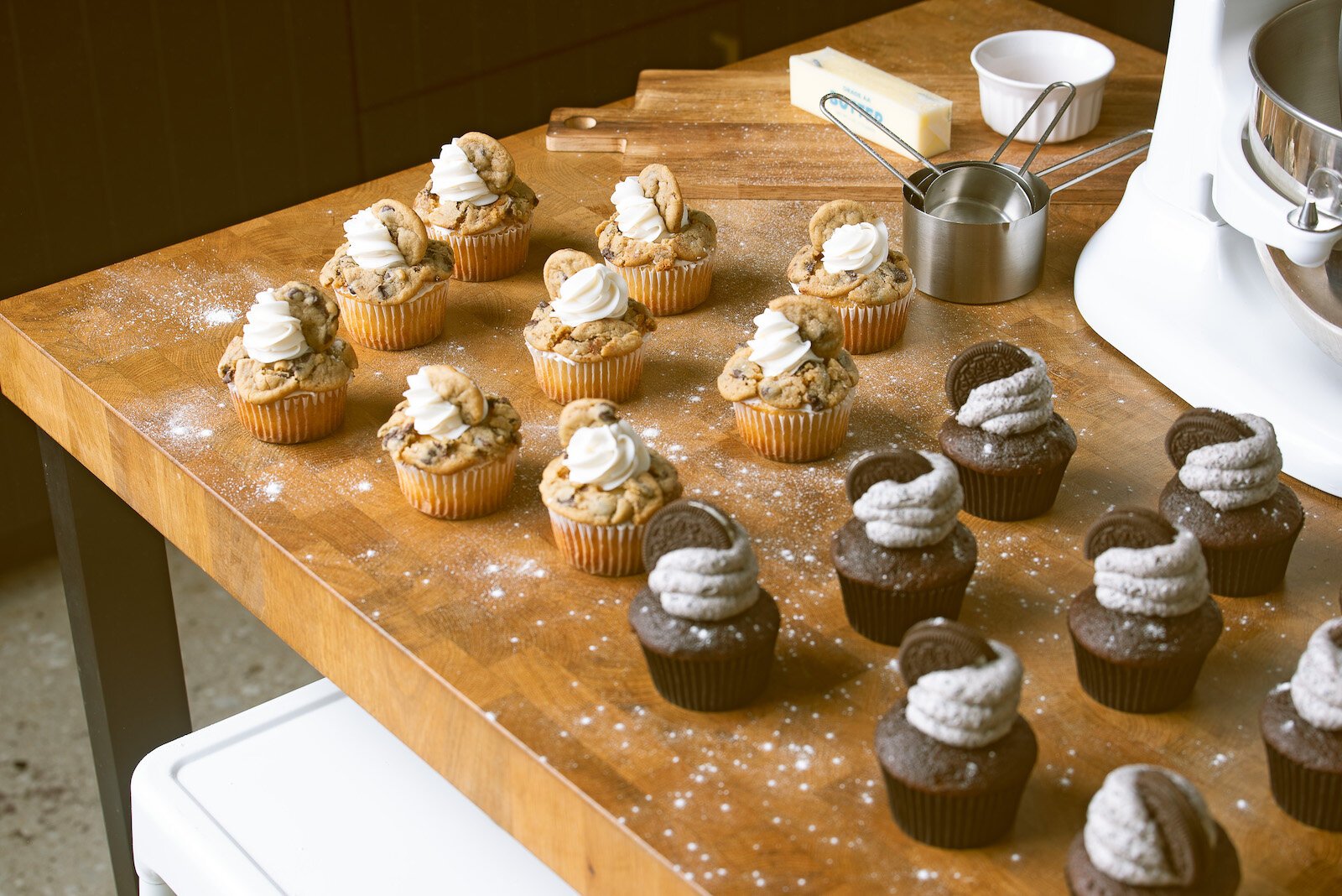 Cupcakes made by Puff's Pastries.