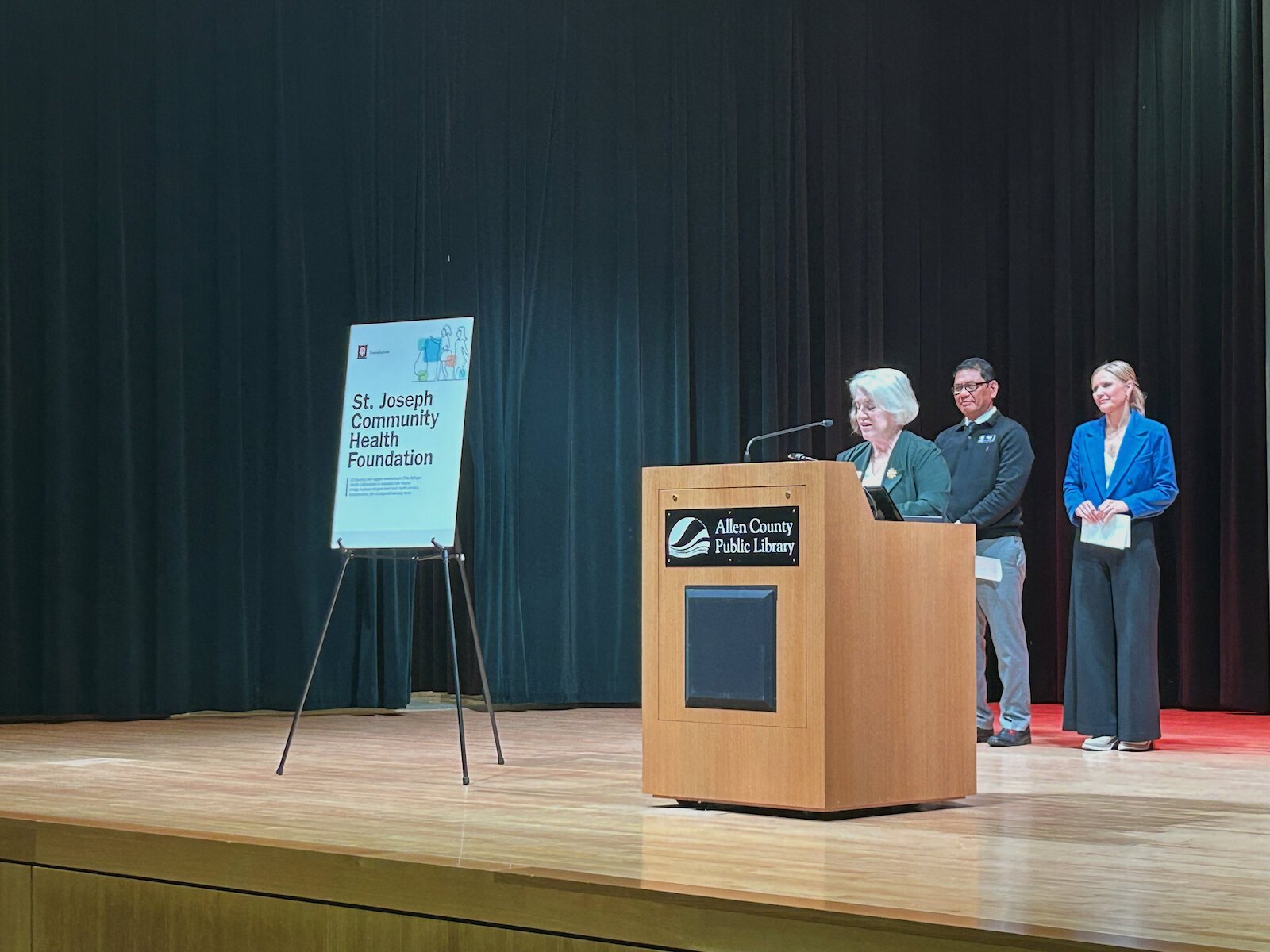 Meg Distler, executive director for SJCHF, speaks about the foundations involvement with the Refugee Health Collaborative.