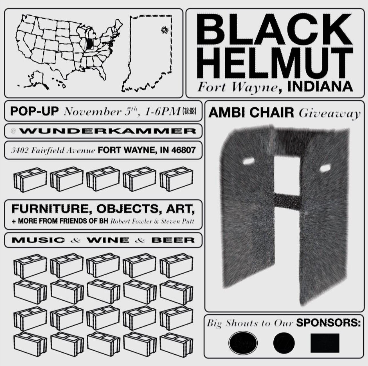 Black Helmut's Pop Up Event