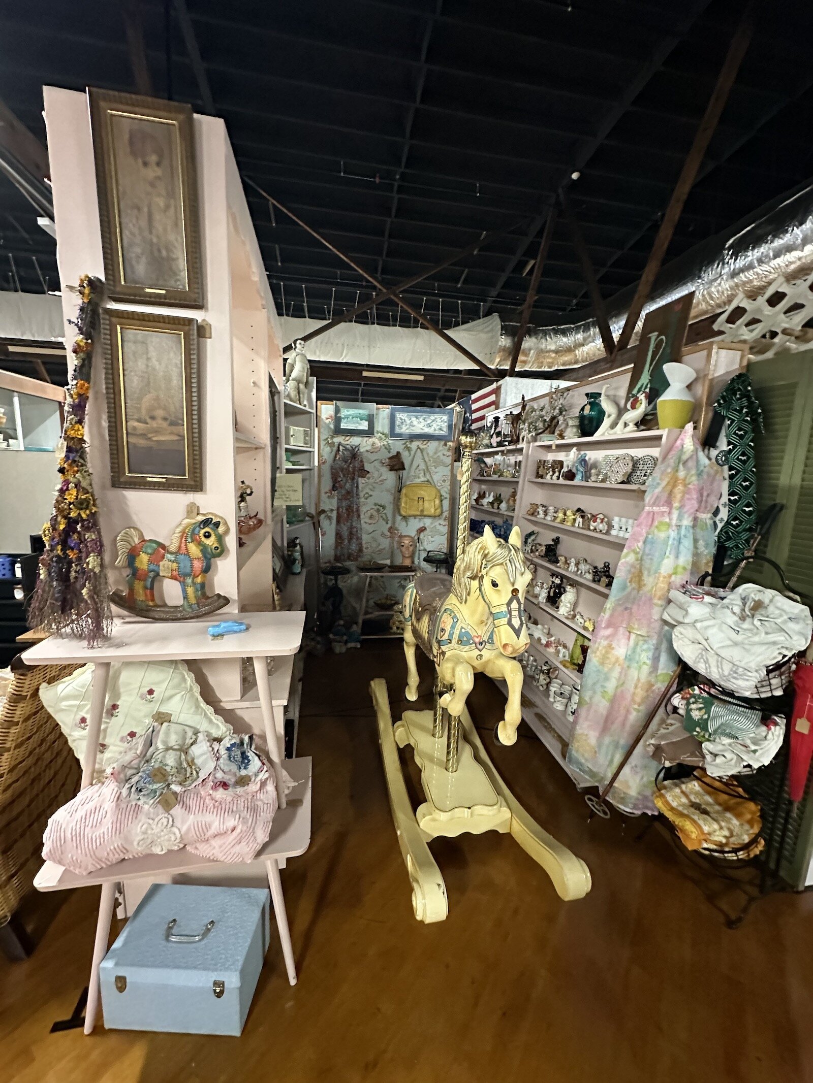 A vendor booth at The Rink.