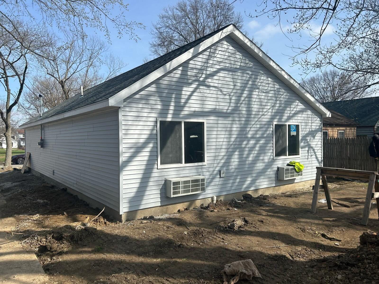 A home built by Johnson and his team.
