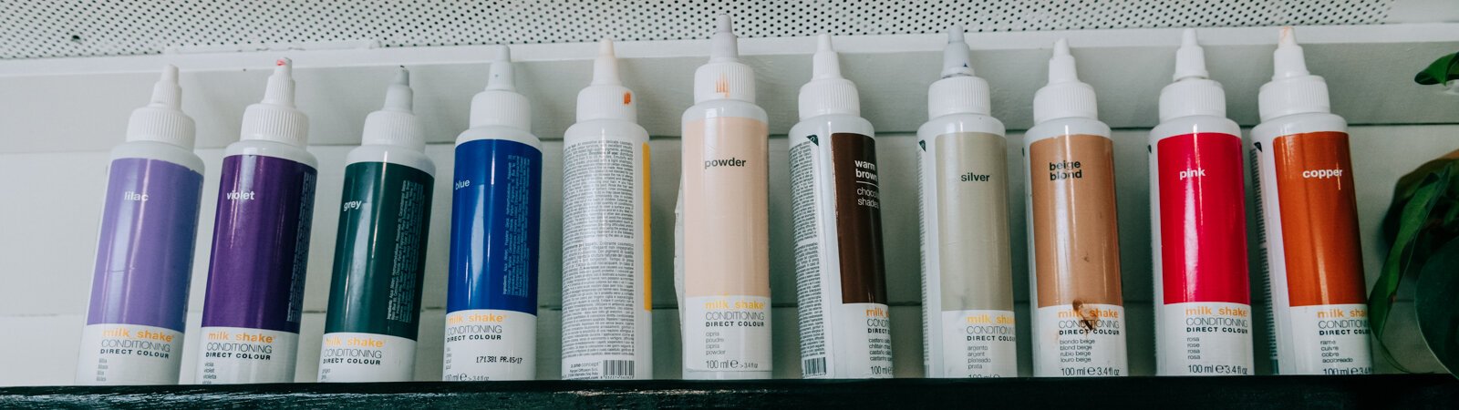 A variety of hair colors on the 260HairBus, a Fort Wayne-based mobile hair salon.