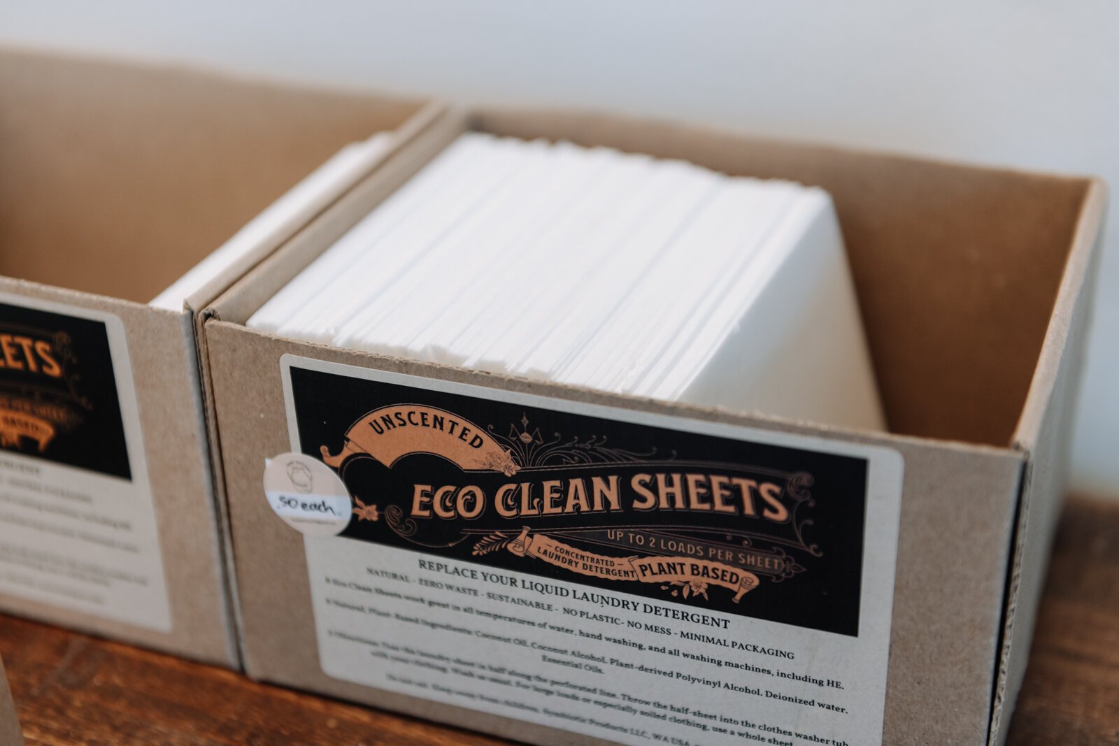 The Eco Sheets are a best seller at Vessel Refillery FW.