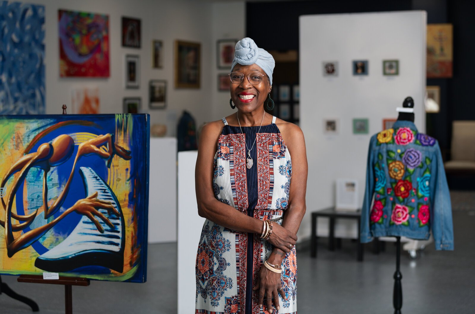Clydia Early, owner of the BIPOCA Incubator and Gallery at 1619 S. Calhoun St.
