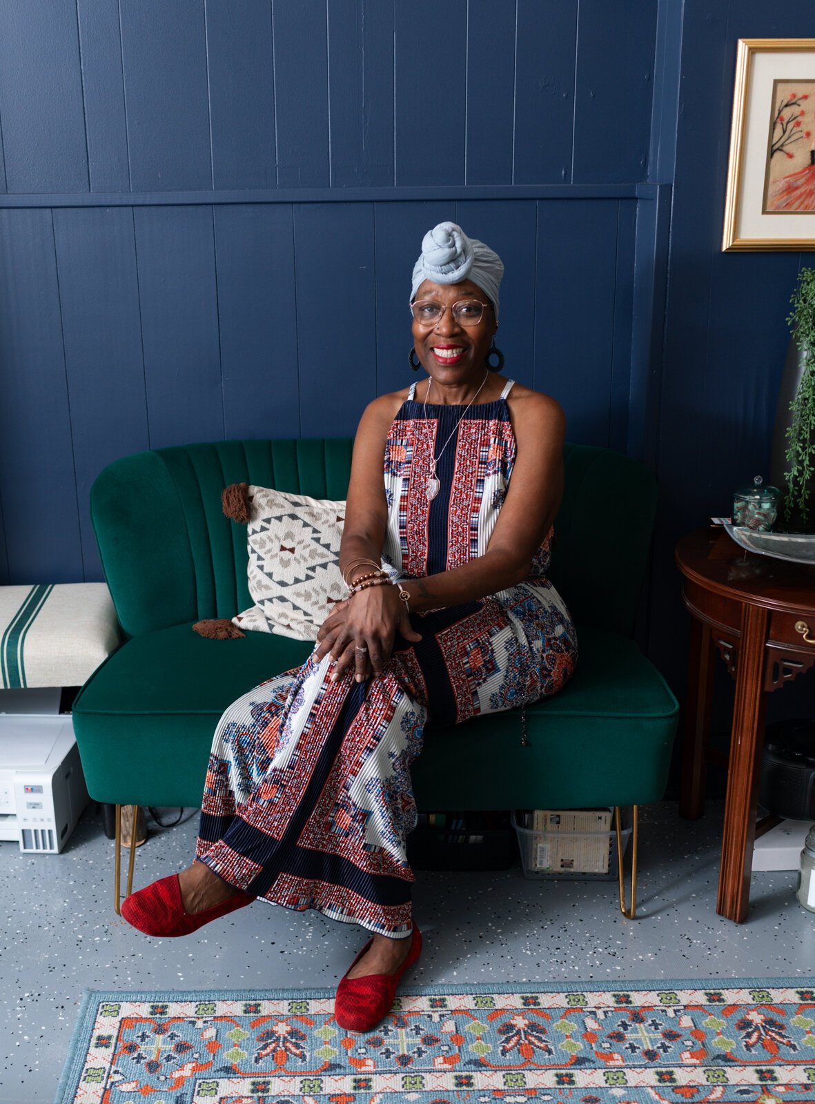 Clydia Early, owner of the BIPOCA Incubator and Gallery at 1619 S. Calhoun St.