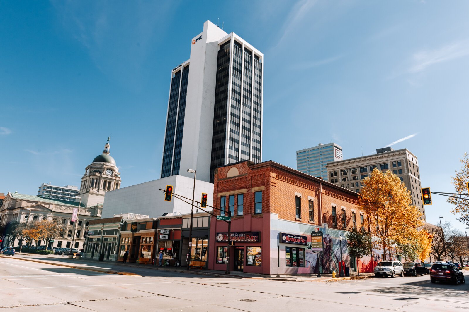 Exterior photo of the Allen County Republican Headquarters on Main St.