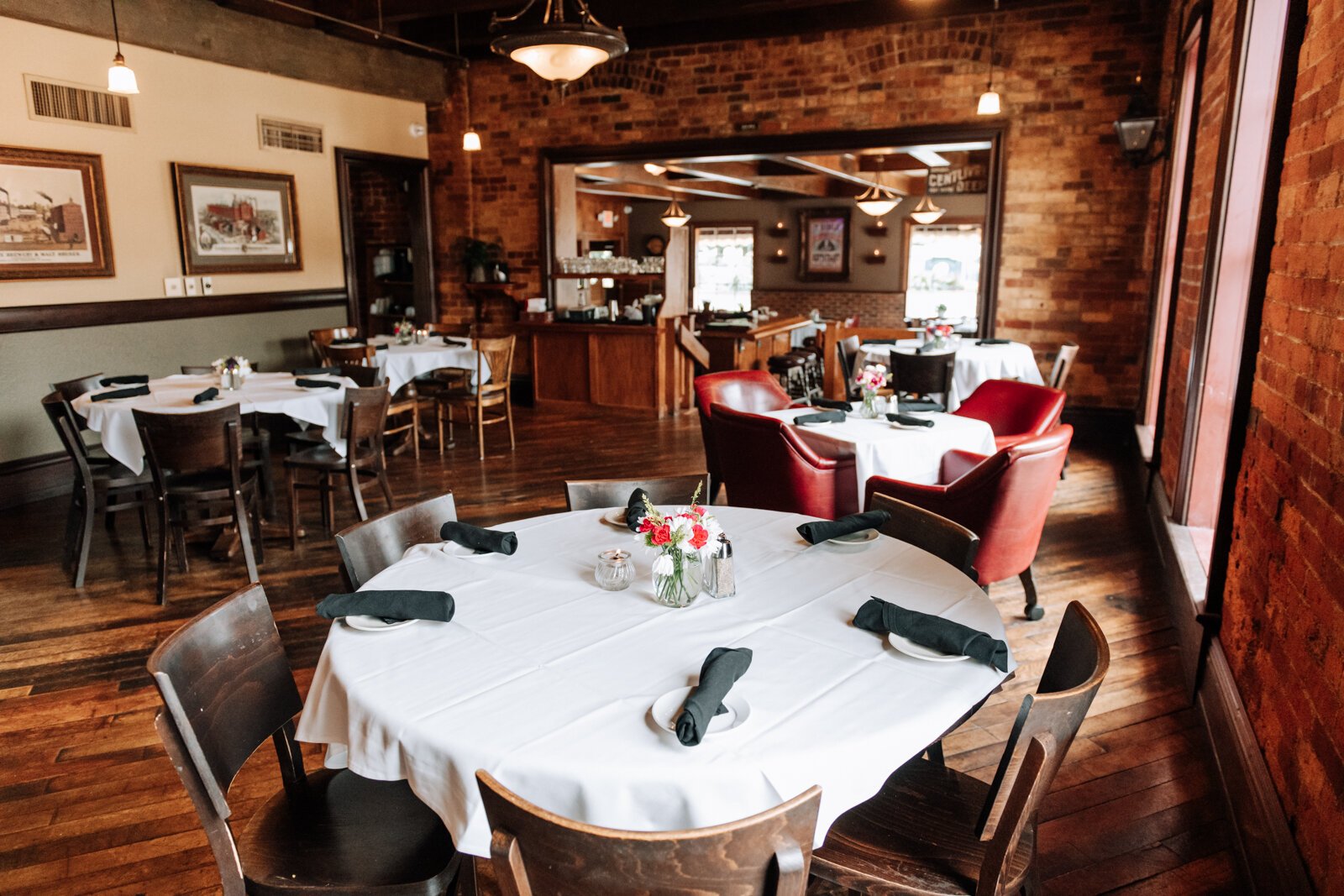 Dining room decor at Don Hall's Old Gas House, 305 E. Superior St.