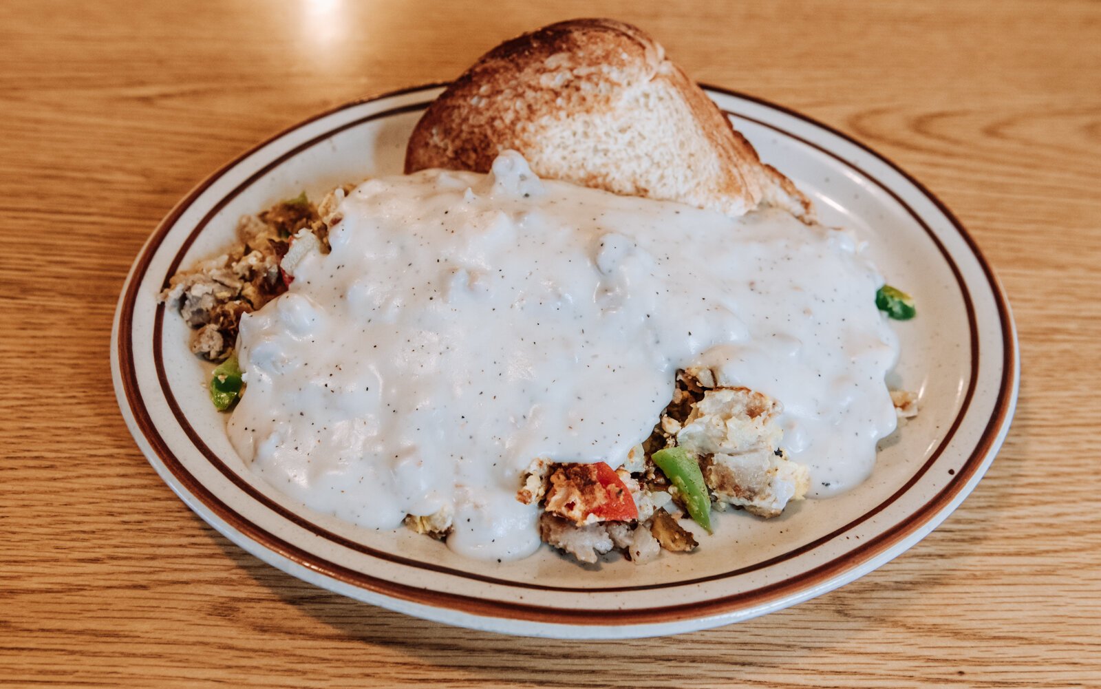 The garbage plate, a very popular dish, at Klemm's Kafe, 1429 N. Wells St.