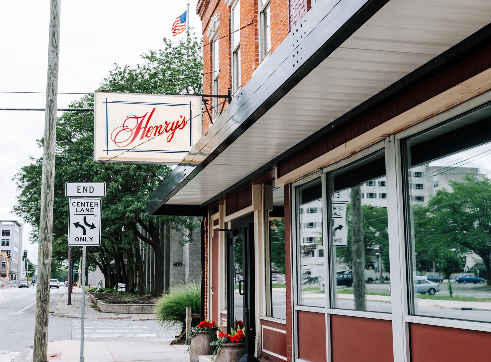 Exterior at Henry's Restaurant, 536 W. Main St.