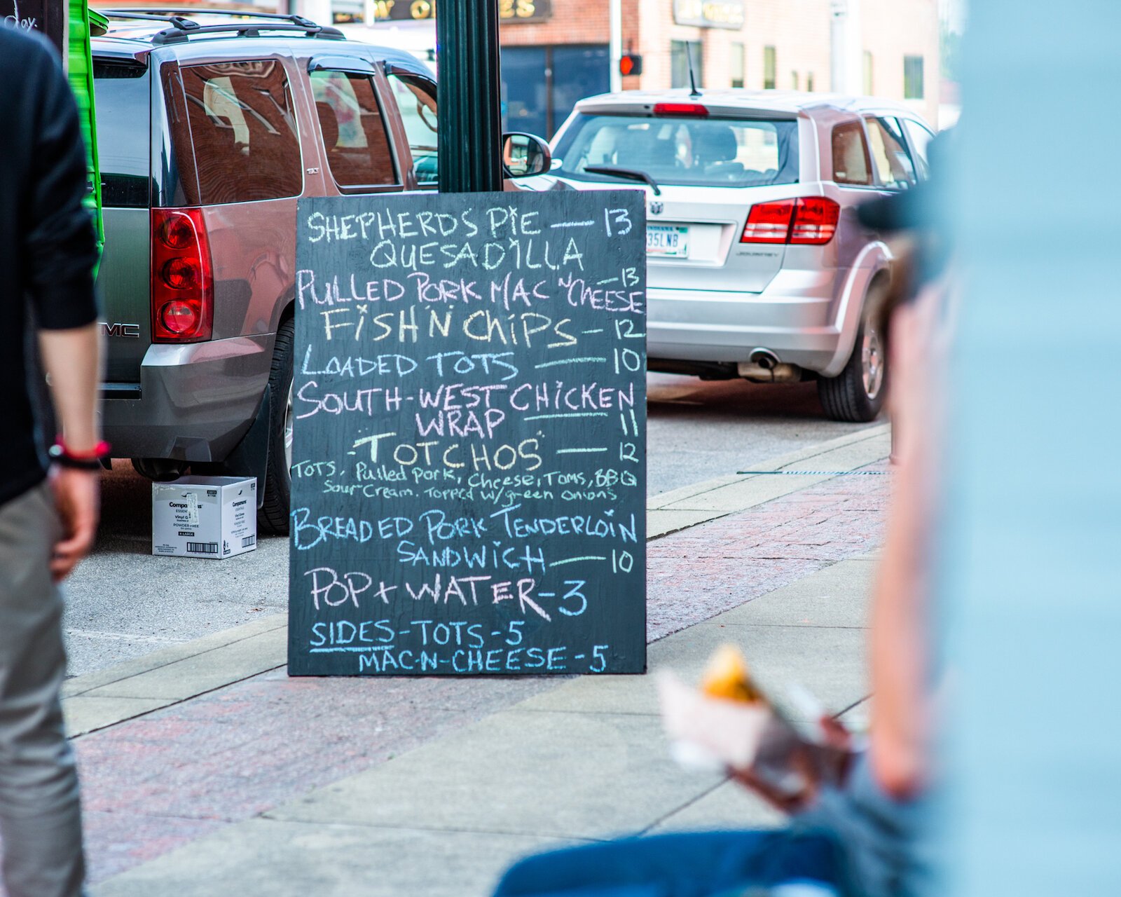 The menu for Emmett’s Paddy Wagon.