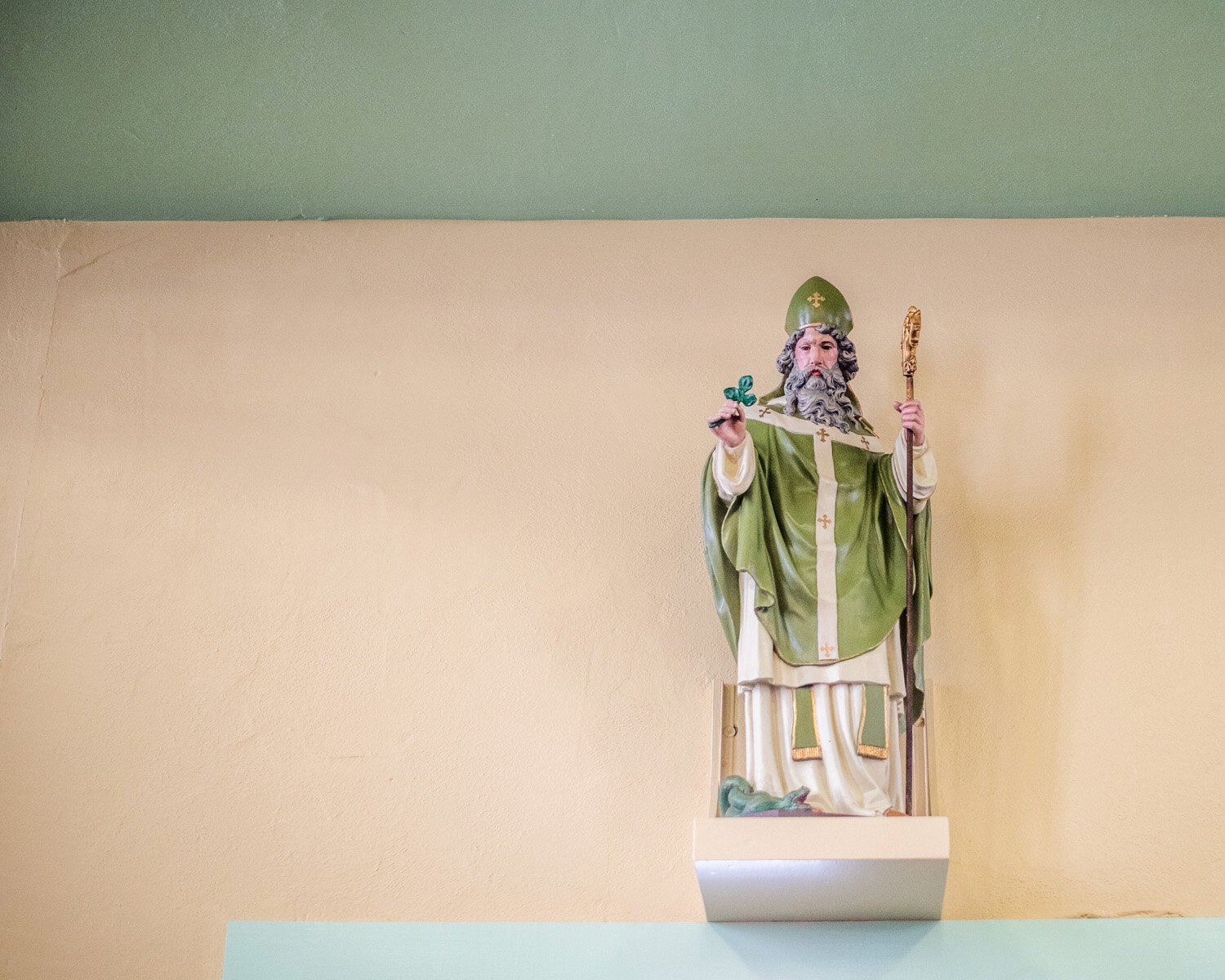 Inside St. Patrick's Catholic Church.