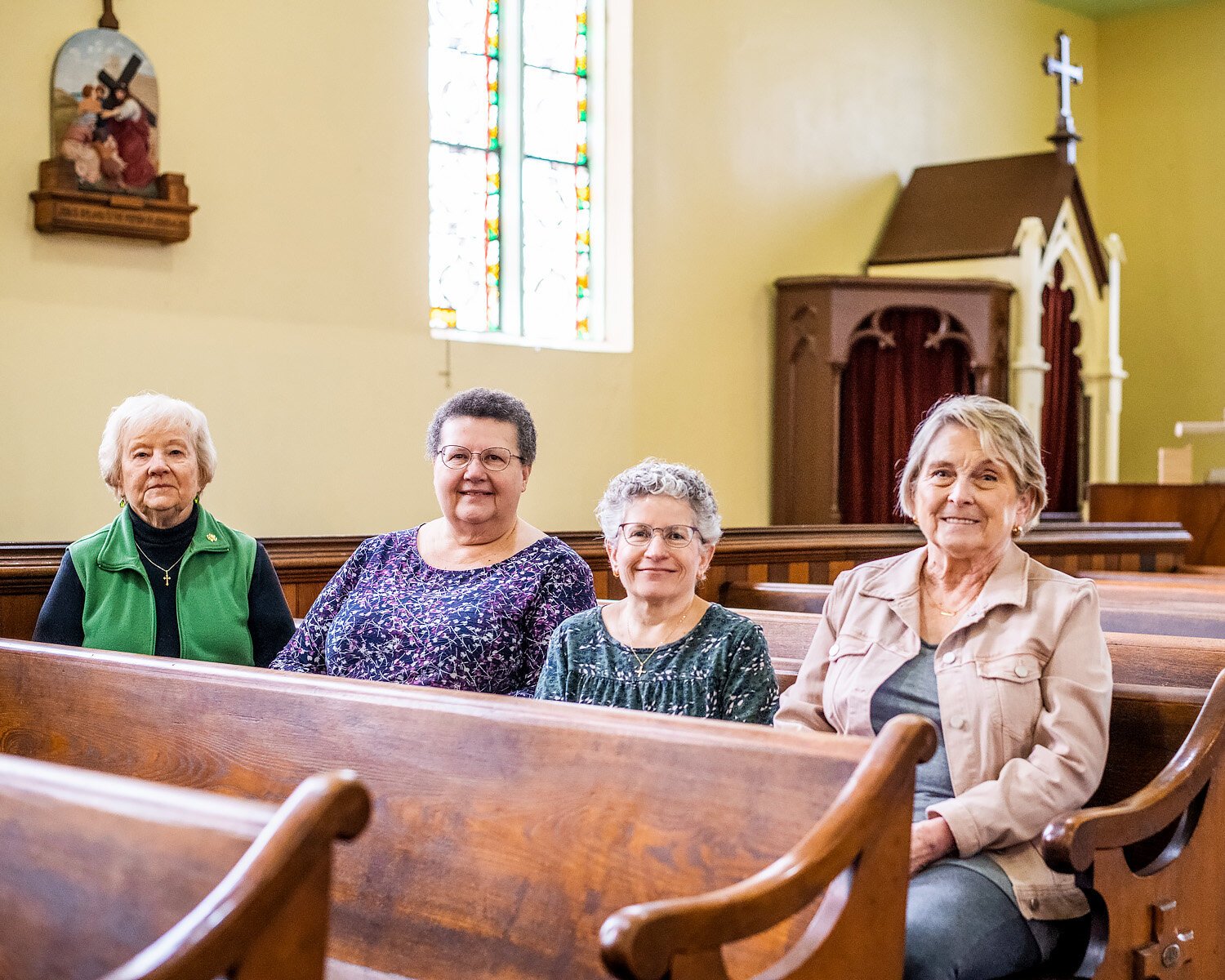 The volunteer group, Friends of St. Patrick, work to keep the history of the church alive.