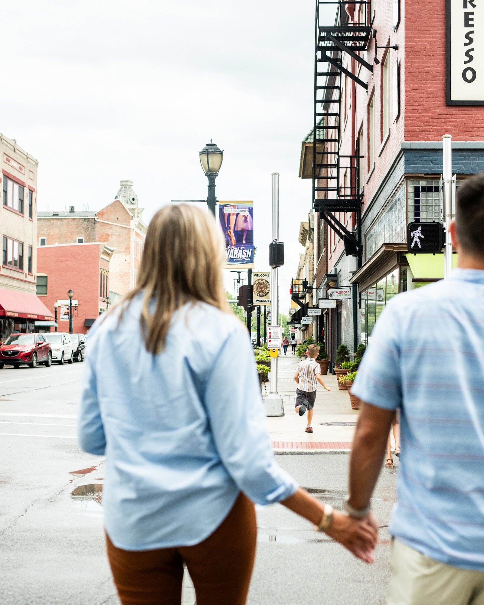 Mom Madeline Spring says the walkability of Wabash is one of her favorite parts of living there.