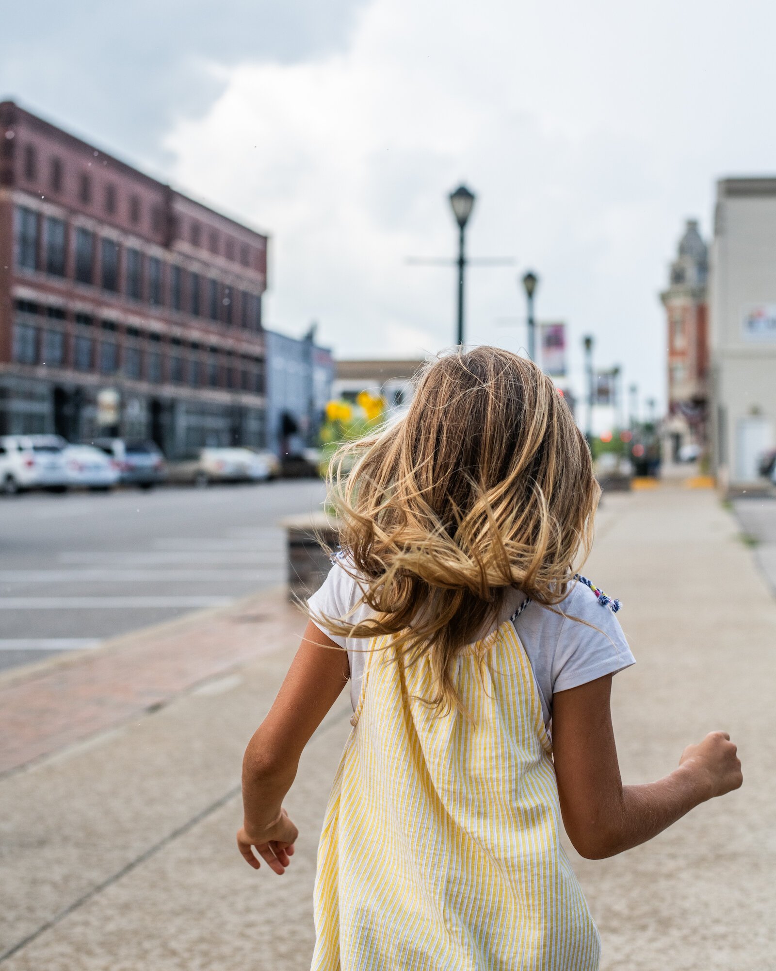 Mom Madeline Spring says the walkability of Wabash is one of her favorite parts of living there.