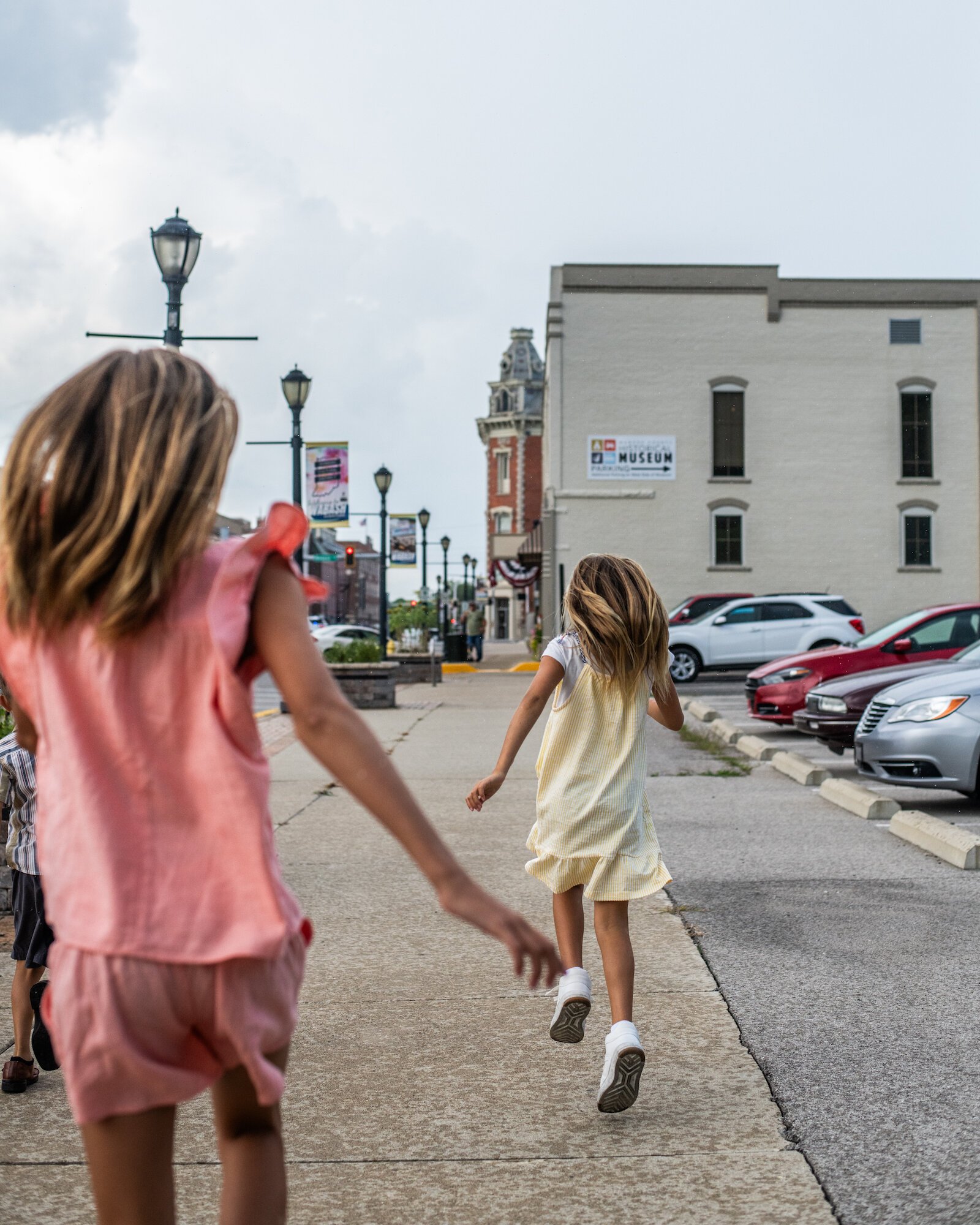 Mom Madeline Spring says the walkability of Wabash is one of her favorite parts of living there.