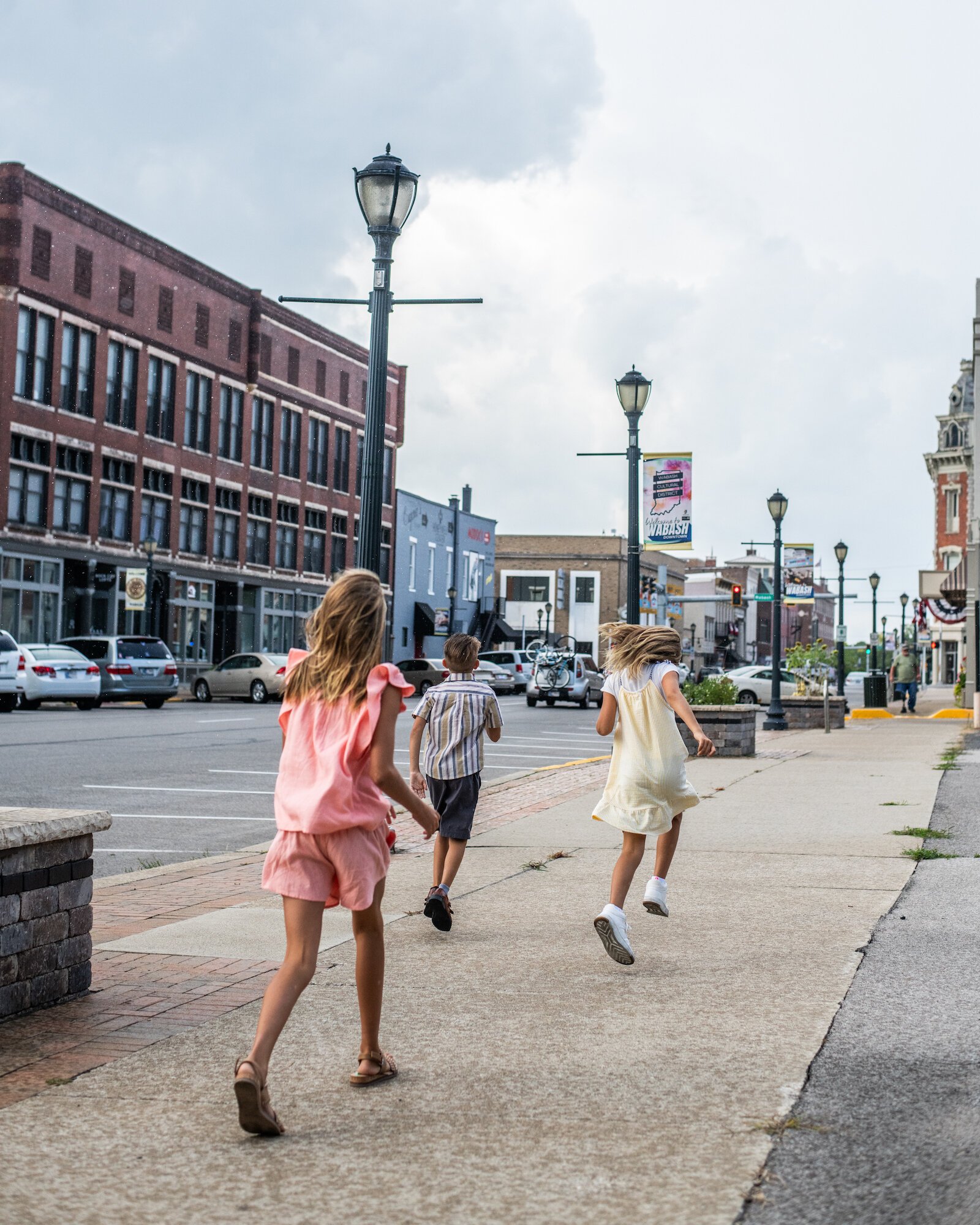 Mom Madeline Spring says the walkability of Wabash is one of her favorite parts of living there.