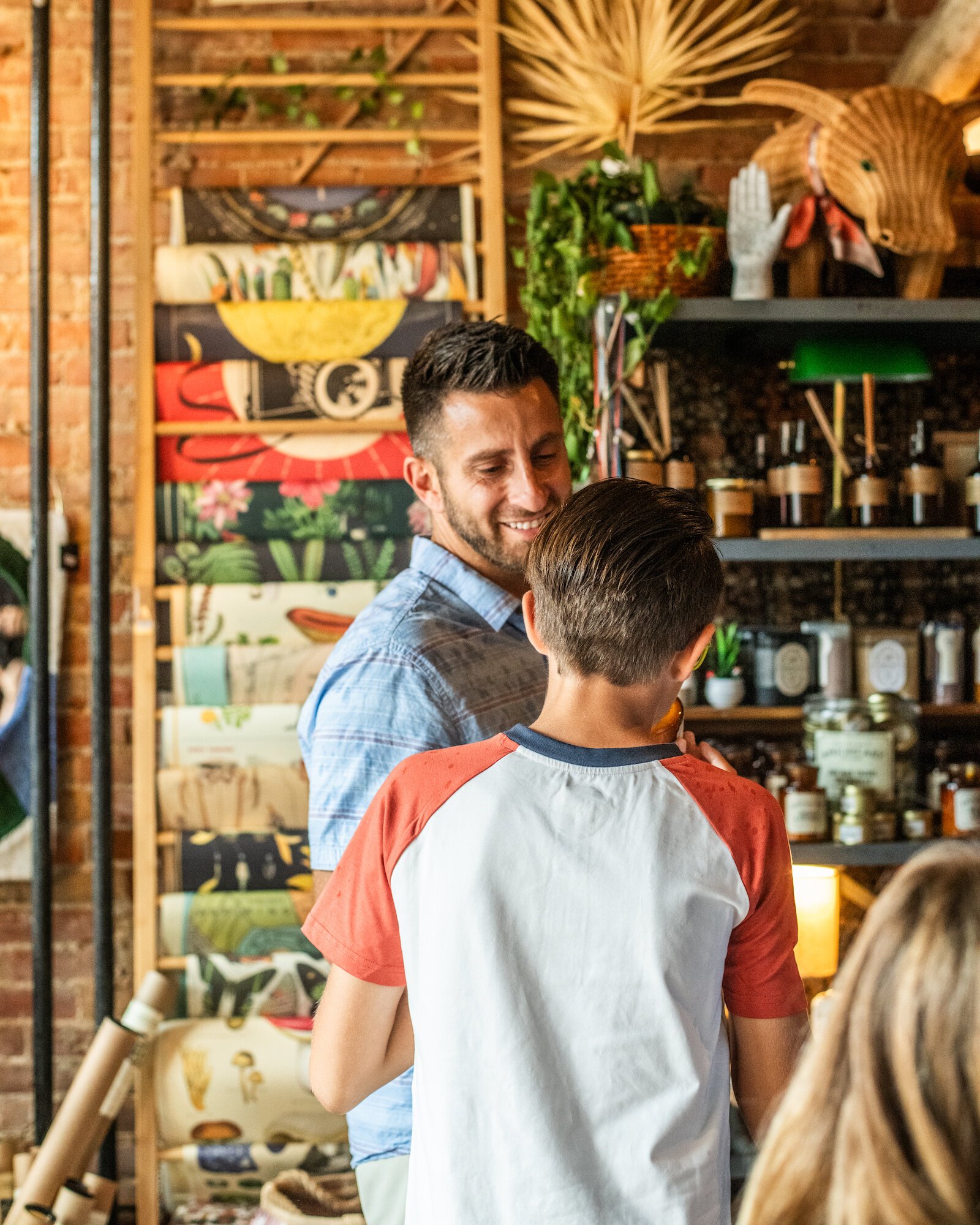 Wabash is home to many local shops, which the Spring family say they enjoy visiting.