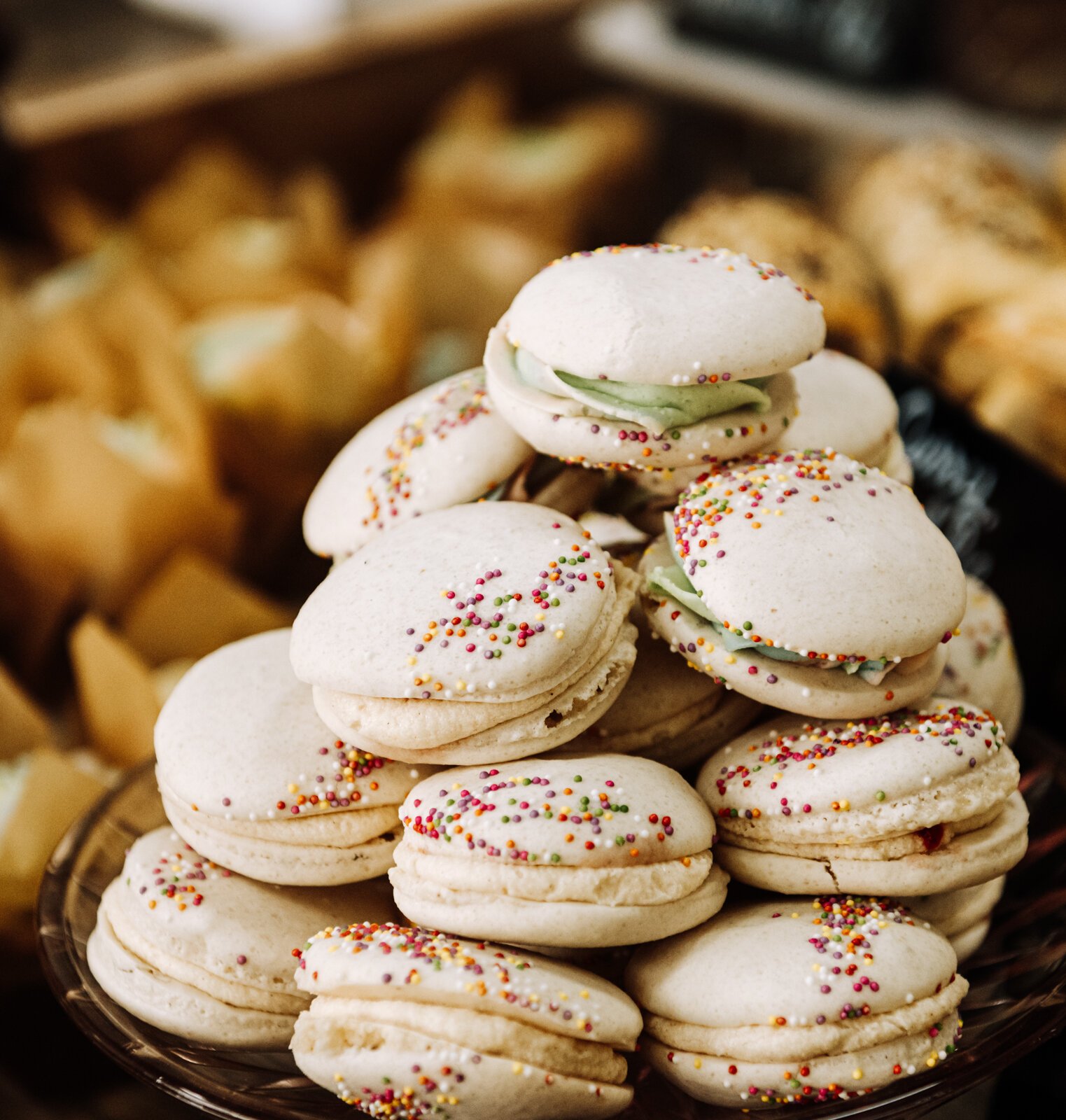 Strawberry Cheesecake Macarons