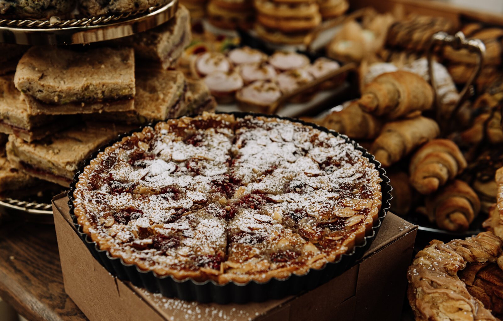 A Raspberry Almond Frangipane Tart