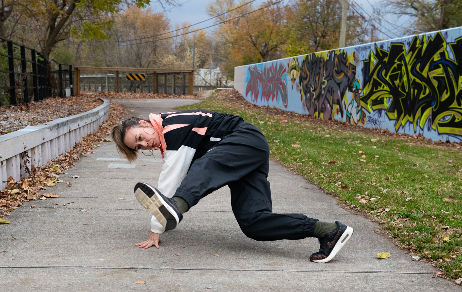 Hip-hop dancer Jocelyn "Evil Lynn" Eckhout