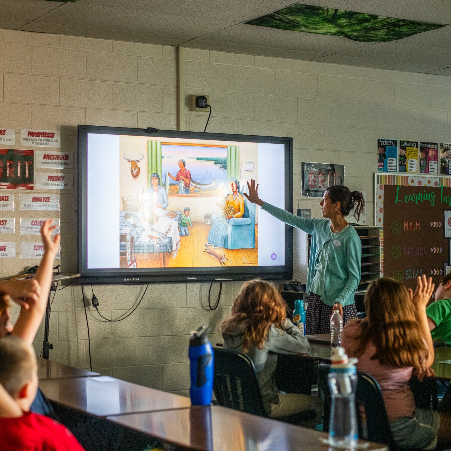 Visual Thinking Strategies (VTS) invites third through fifth-grade students to engage in student-centered conversations about art.